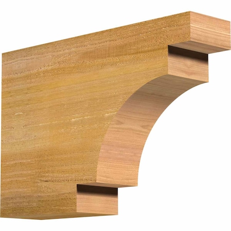 Ekena Millwork Mediterranean Rough Sawn Rafter Tail, Western Red Cedar, 4"W x 12"H x 18"L RFT04X12X18MED00RWR